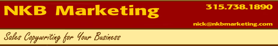 NKB Marketing Sales Copywriting for Your Business